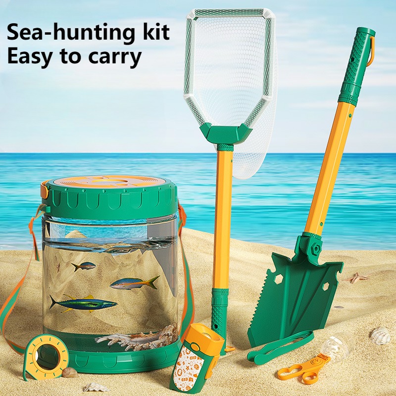 เซ็ตจับทะเลของเล่นเด็กเล่นชายห - Outdoor Sports Adventure บทวิจารณ์และราคา