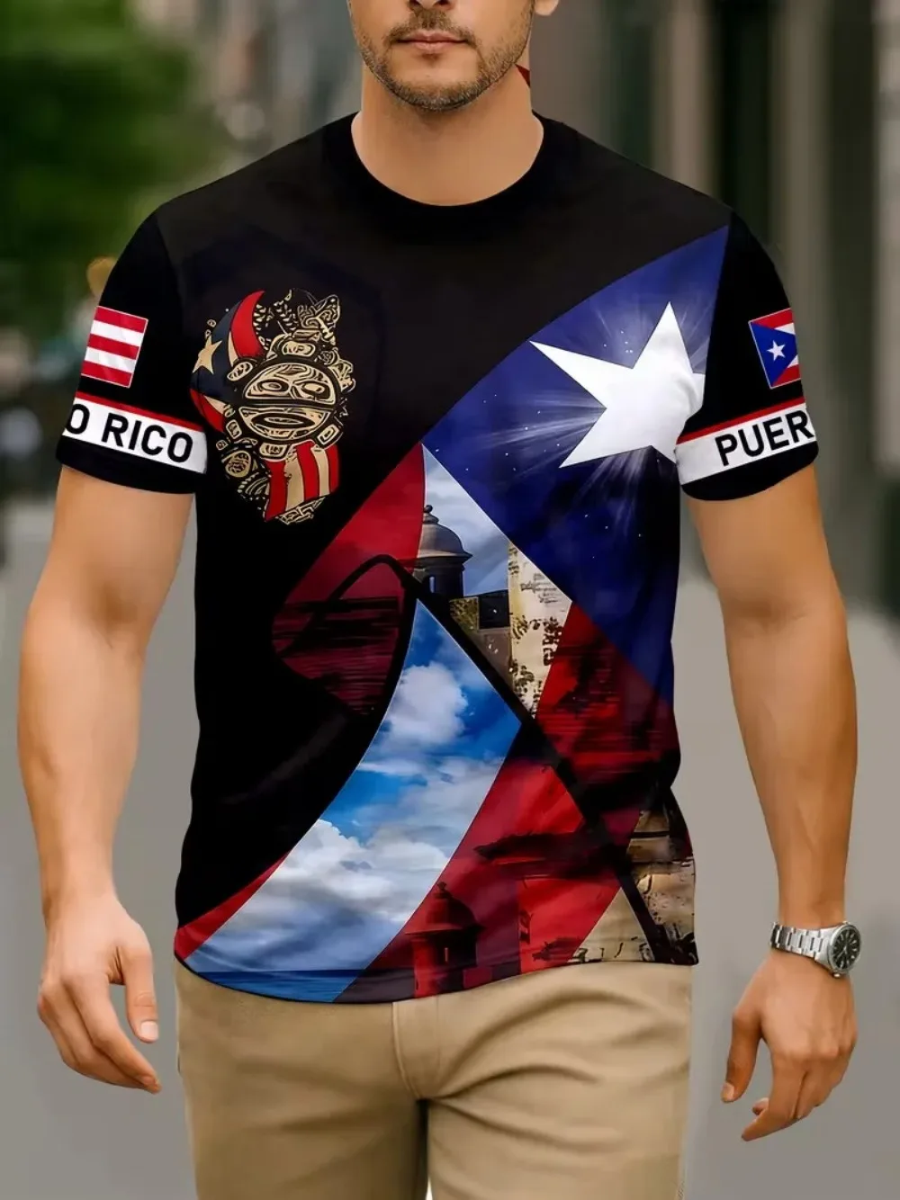 เสื้อยืดผู้ชายพิมพ์ลาย 3D แห้ง - Outdoor Sport Club บทวิจารณ์และราคา